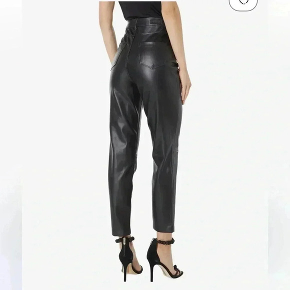 Blank NYC Need You Tonight - Leather Five-Pocket High-Rise Pants size 27 - Picture 3 of 14